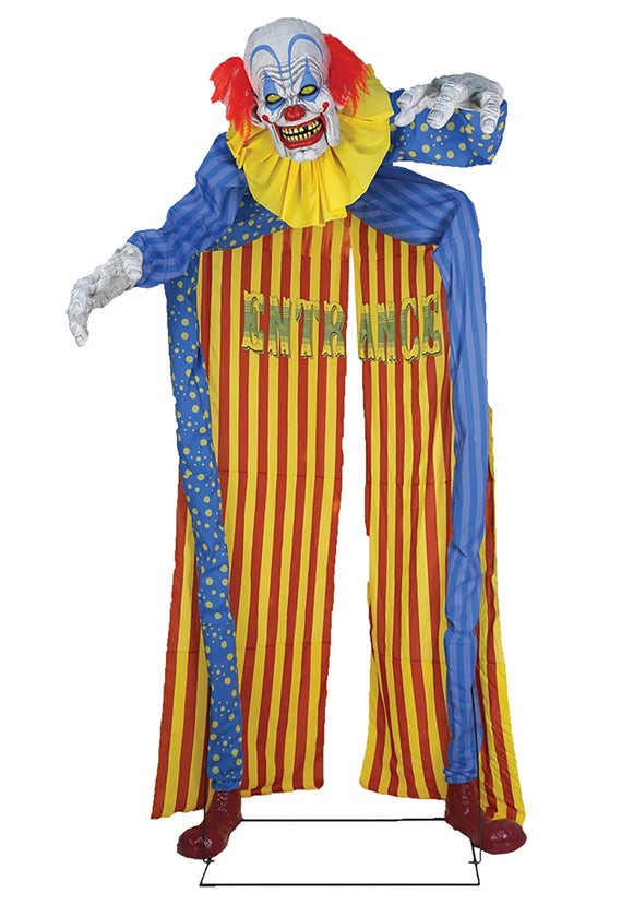10ft Looming Clown Animated Archway 10 foot Prop