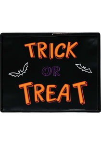 11 Inch Neon Light Trick or Treat Sign