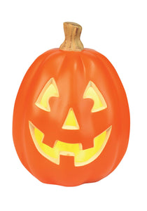 12" Light Up Large Realistic Pumpkin