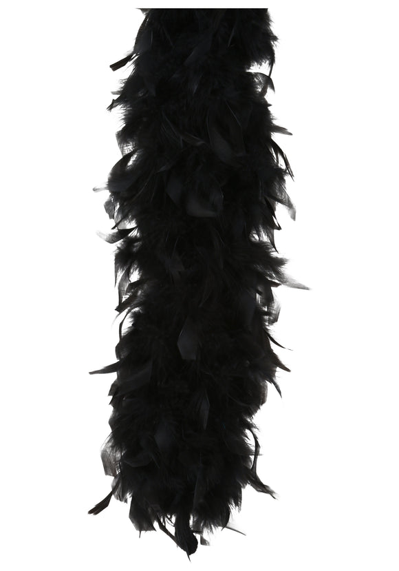 120g Deluxe Black Boa