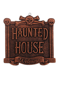 Haunted House 13" Welcome Sign