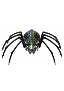 13 Inch Oil Slick Skeleton Spider