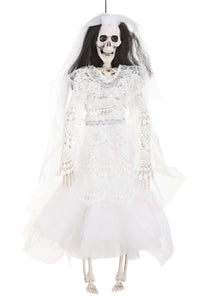 16" Skeleton Dressed Bride Decoration