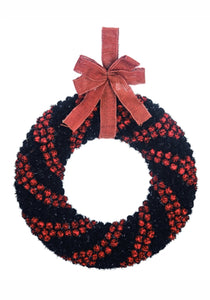 Foam 16.5" Halloween Berry Wreath