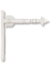 White 17.5" Wood Arrow Holder
