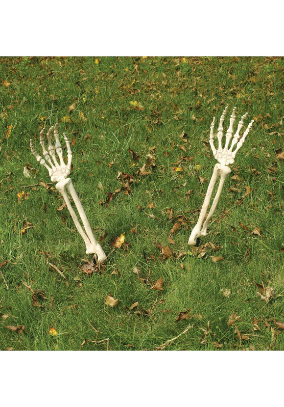 15-inch Skeleton Grave Breaker Arms Decoration