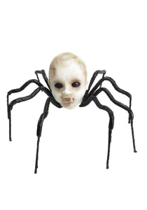 24" Baby Head Spider Halloween Decoration