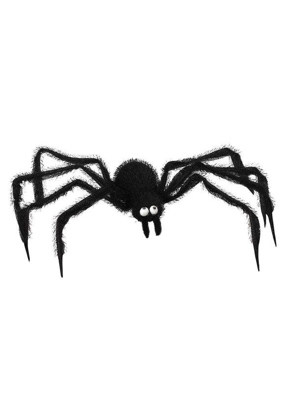 Black Spider Halloween Prop - 24 inches