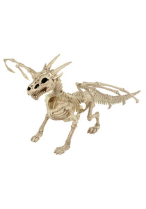 24" Spooky Skeleton Dragon Prop