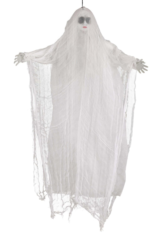 3' Hanging Female Ghost Prop