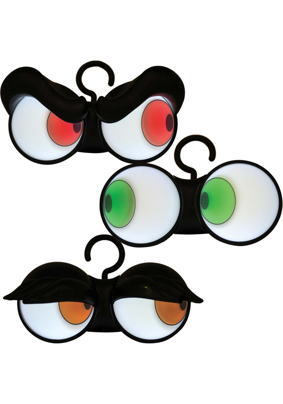 Dark-Activated Flashing Peeping 3 Pack Eyes Lights