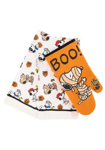 3 Piece Snoopy Halloween Mummy Kitchen Set