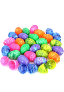 3.15-Inch 30 Piece Iridescent Egg Shells