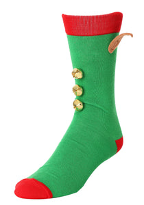 Novelty Elf 3D Crew Socks