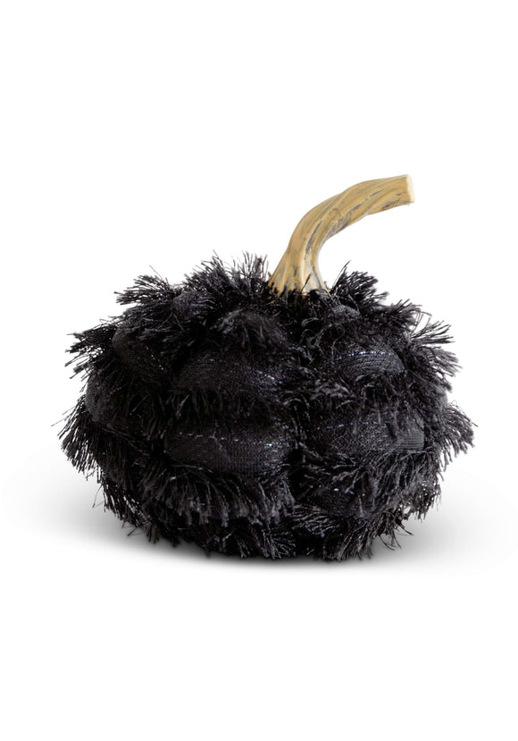 Black Eyelash Fringe Pumpkin