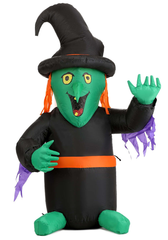 Classic 4 Foot Witch Inflatable Decoration