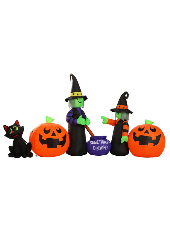 Spooky Inflatable 4FT Halloween Scene Decoration