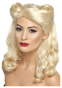 40's Blonde Pin Up Wig