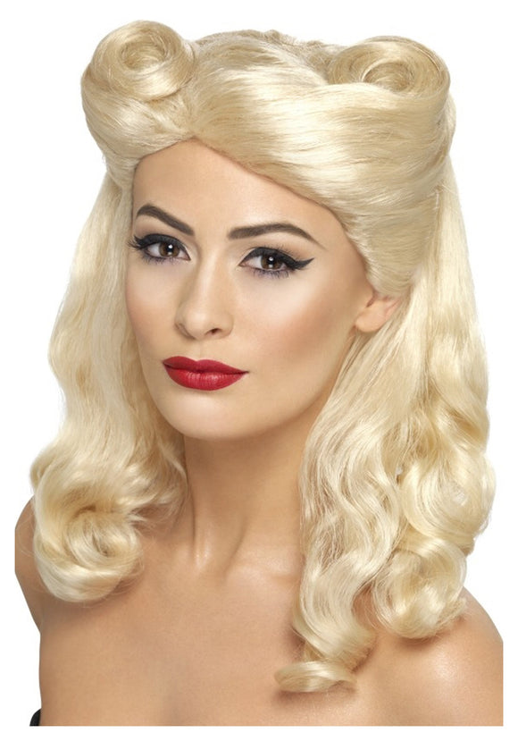 40's Blonde Pin Up Wig