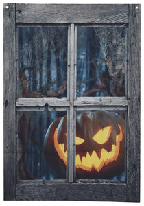 Window Screen 47" Jack O Lantern