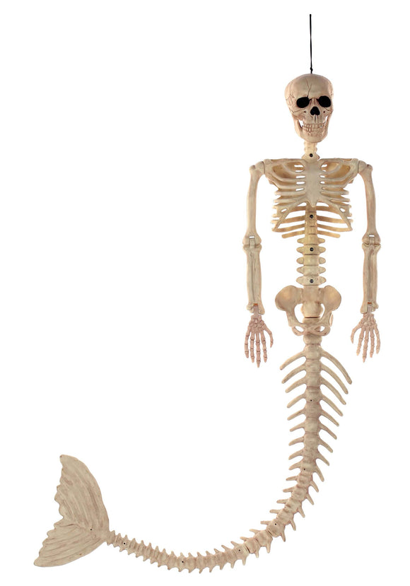 48-Inch Mermaid Skeleton Decoration