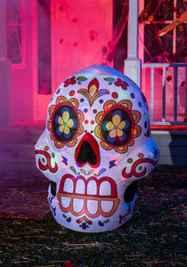 Calavera Inflatable DÃ­a de Los Muertos Decoration