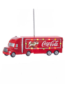 5" Coca-Cola Truck with Lights Ornament