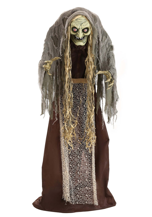 5-Foot Hag the Witch Animatronic Decoration