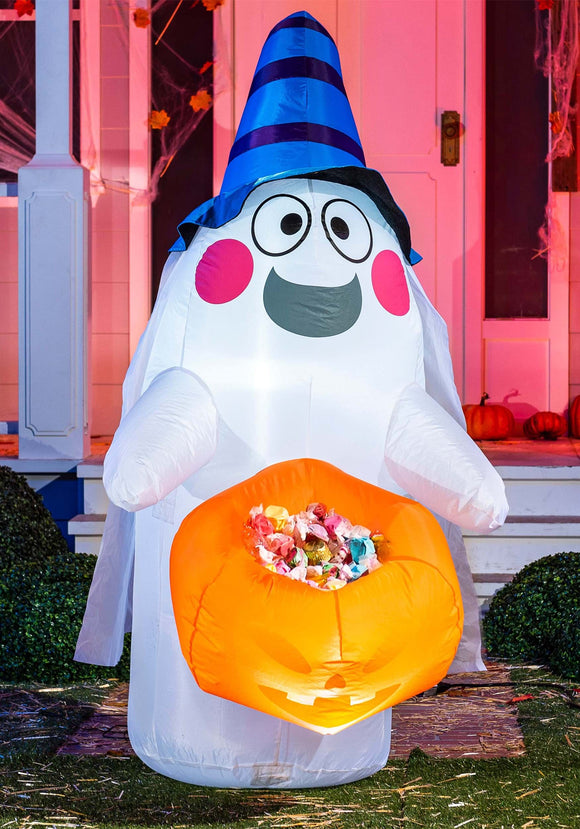 Candy Basket Ghost Inflatable 5FT Tall Decoration