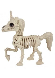 6.75" Unicorn Bonez Decoration