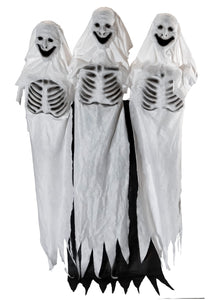 6 Foot Animatronic Ghostly Trio Decoration