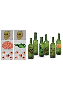 6 Clear Body Parts Label Set