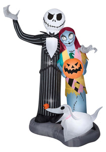 Airblown 6 FT Nightmare Before Christmas Scene - Large