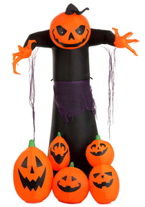 6 Foot Ghostly Pumpkin Decoration