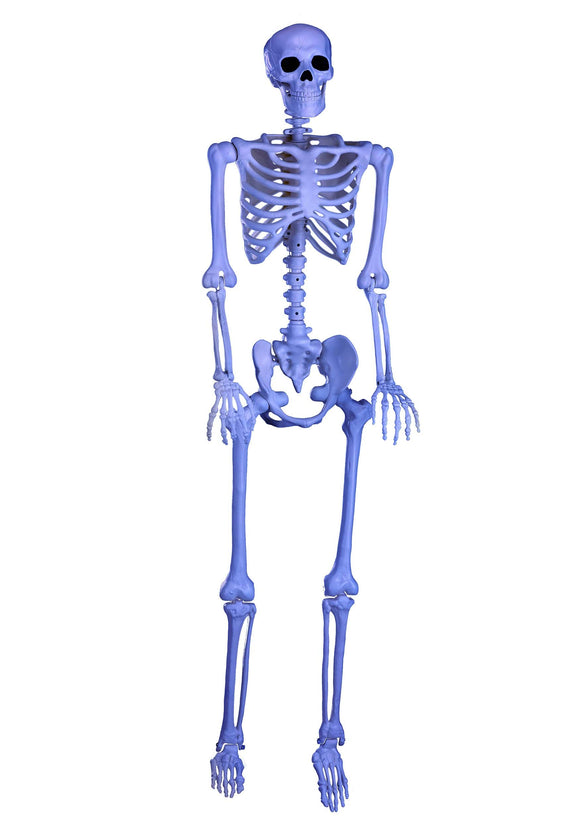 60 Inch Blacklight Ghostly Skeleton Prop