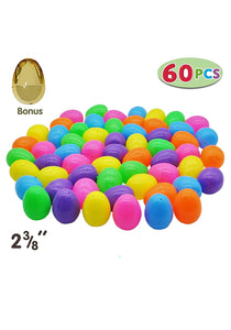 60 pcs 2.4" Traditional Colorful Egg Shells