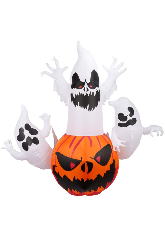 6 Foot Inflatable Large Ghosts Coming Out Decoration