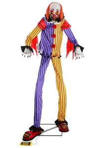 Animated 7 Ft Funzo the Clown Decoration