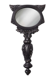 Black Cat 8" Hand Mirror