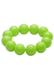 80's Green Gumball Bracelet