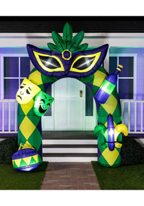 9.5FT Tall Arch Inflatable Mardi Gras Decoration