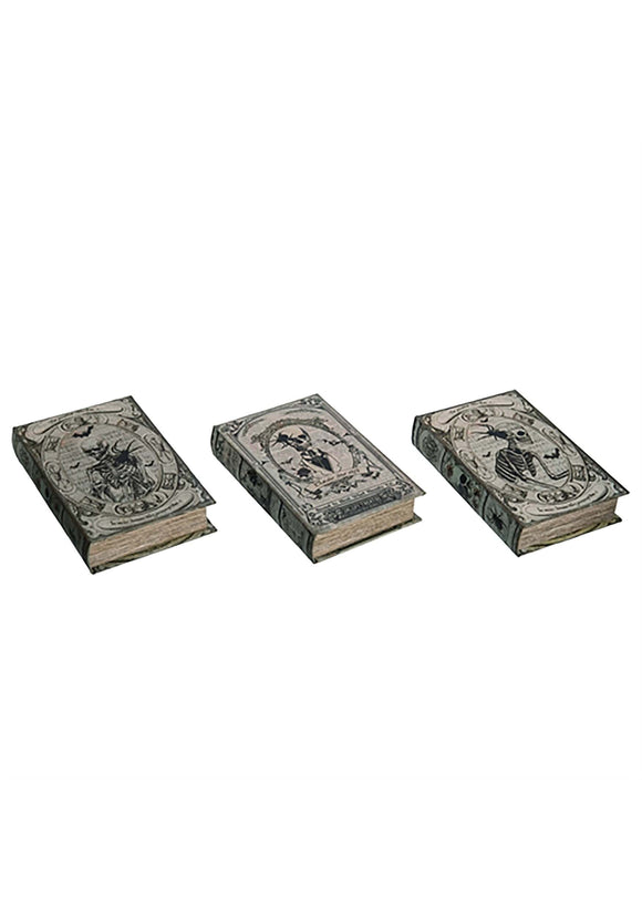 Set of Three 9 Inch Fright Night Book Boxes