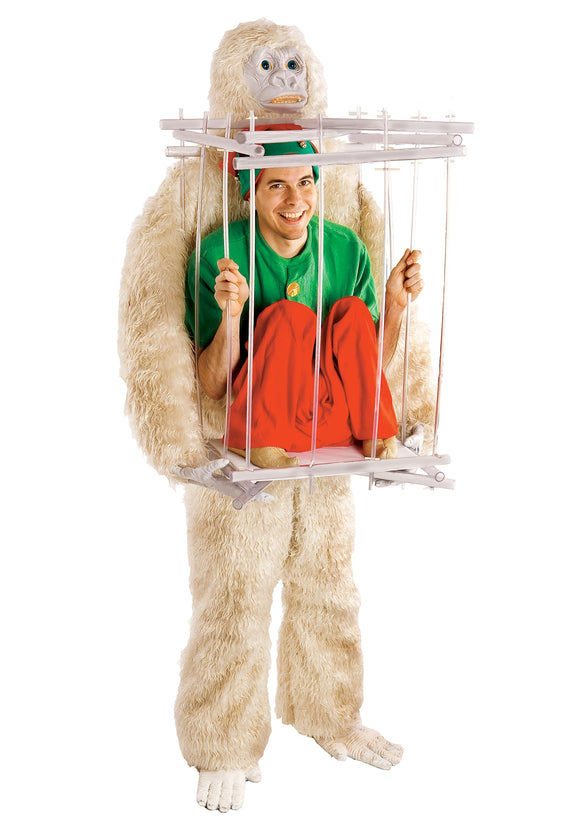 Abominable Snowman & Cage Costume Kit | Clever Costume