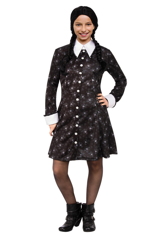 Addams Family Wednesday Costume for Girls