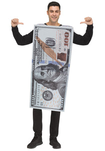 100 Dollar Bill Adult Costume