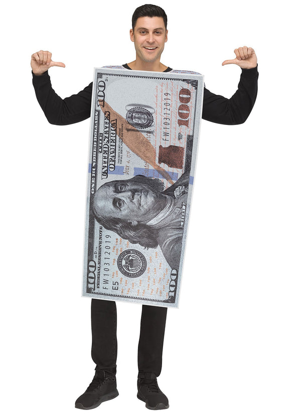 100 Dollar Bill Adult Costume