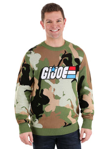 Army GI Joe Camo Adult Sweater