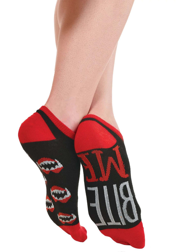 Adult Bite Me No-Show Socks