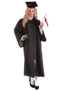 Black Adult Graduation Robe Costume