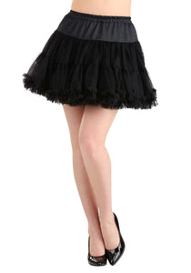 Adult Black Women's Petticoat